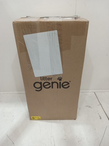 LITTER GENIE PAIL STYLE CAT LITTER WASTE DISPOSAL SYSTEM - WHITE/GREY (MODEL: 00666594210890) image 2