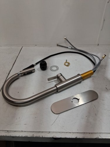 KOHLER RODEAN PULL-DOWN KITCHEN FAUCET - STAINLESS STEEL (MODEL: 1806389) image 3