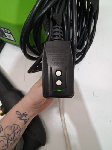 Greenworks Cold Water Electric Pressure Washer WITH High Pressure Hose, 40° and Turbo Nozzles, Soap Applicator & 11" Surface Cleaner - 1800 PSI - 1.1 GPM -  GREEN (MODEL: gpw1804ck) image 4