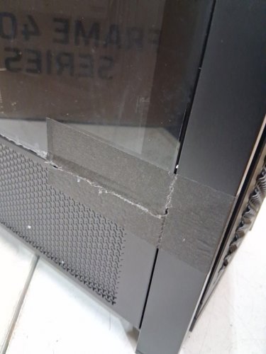 Corsair FRAME 4000 SERIES Tempered Glass Modular Mid-Tower ATX PC Case - *CASE ONLY* - BLACK - (MODEL: ‎CC-9011290-WW) image 4