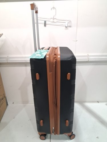 5PC CONCEPTEN Expandable Luggage Spinner Wheels TSA-approved Lock ABS Travel - 20"/24"/28" -  BLACK/BROWN - (MODEL:  C1 5PCS) image 5