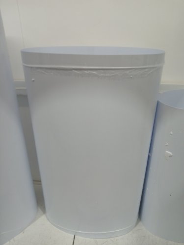 3PC WEDDING FLOWER STANDS ROUND CYLINDER PLINTHS WITH PVC LID - 23.5 TO 35.5" - WHITE (MODEL: LJL-8026) image 7