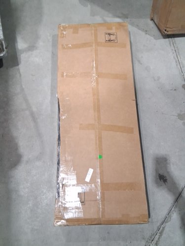 Shelvory Full Bed Frame with Cream Linen Headboard no box spring needed - 400lb max capacity - off white image 4