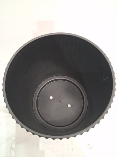 veradek demi series round planter - 16" - black (model: ‎DMV16B/1752204) image 4