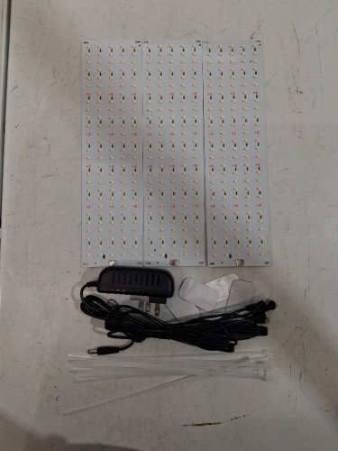 3PK FULL-SPECTRUM USB-C LED GROW LIGHT PANELS - 12"x3"/each image 3