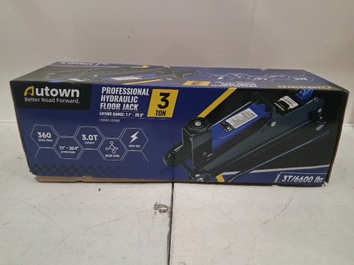 AUTOWN heavy duty carbon Floor Jack with Quick Lift - 3 ton - 7.1" - 20.9" - blue (model:‎JAC-203BL) image 3