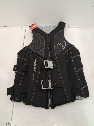 Men's Hyperlite Neoprene PFD Life Vest with Buckle Straps - Medium - Black/Grey (Model: 3246/1819494) image 3