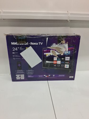 MAGNAVOX ROKU TV 720P SMART TELEVISION - 24" - BLACK (MODEL: MRT2405) image 2