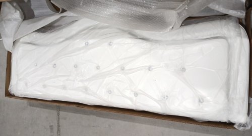 Keyluv Upholstered LED Bed Frame with Storage Drawers - Queen - White (Model: KLV-UP-265) image 3