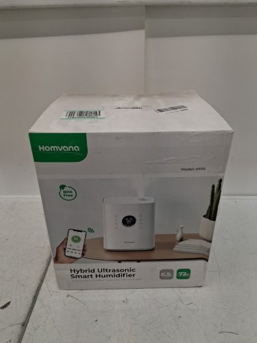 HOMVANA ULTRASONIC WARM & COOL MIST HYYBRID SMART HUMIDIFIER WITH WIFI APP CONNECTION & AROMA TRAY - 6.5L / 861SQ.FT COVERAGE - WHITE/BLACK (MODEL: H111S) image 2
