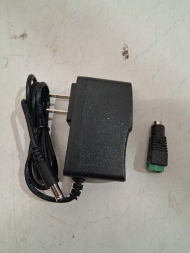 REPLACEMENT POWER ADAPTER FOR LED TAPE LIGHT - 12V 2A - BLACK image 2