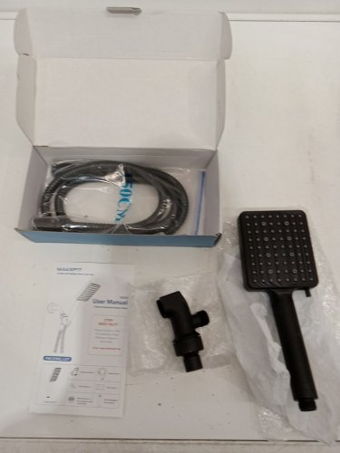 Makefit Filtered High Pressure Handheld Shower Head - Black - (Model: S6526) image 2