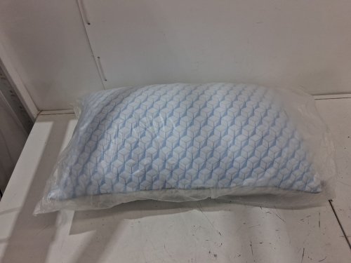 cooling pillow with memory foam and fiber - queen - white (model : 2893207) image 3