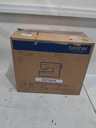 Brother computerised 70 stitch Sewing & Quilting Machine with lcd display, hard cover & extension table - White (Model: CS7000X) image 2