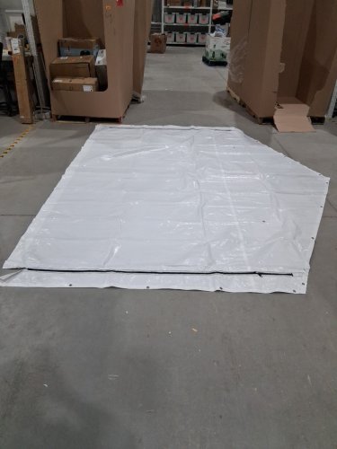 ShelterLogic Enclosure Kit for SuperMax Canopy - White - 100% Waterproof Seams - 12FT - 20FT - Cover Only (25774) image 3