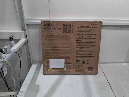 toddleroo by North States Diamond Mesh safety Gate - 26.5" - 42" x 23" - wood (model: 4600) image 2