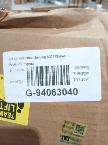 Caterpillar CAT INDUSTRIAL SHELVING - 72" x 60" - Black (Model: CAT-602472S4WR) image 8