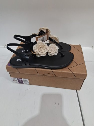 women's melissa solar springtime sandal - size 8 - black (Style: 1984148) image 2