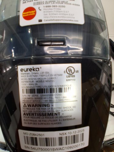 Eureka Home 3-in-1 Lightweight Multi Surface Stick Vacuum Cleaner/Handheld Vac - Blaze Black (model: NES212c) image 4