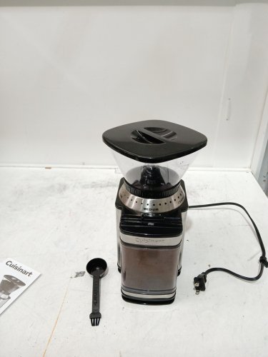 CUISINART AUTOMATIC 18-POSITION BURR COFFEE GRINDER - 18 CUP CAPACITY - STAINLESS STEEL (MODEL: DBM-8C) image 3