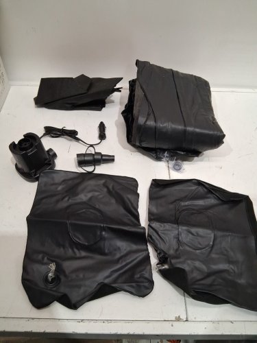 UNBRANDED backseat small air bed with inflatable pillow for vehicle - black (model:JL-03) image 3