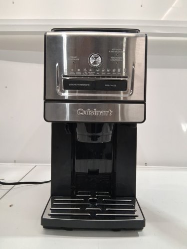 cuisinart Single Cup Coffee Maker with Built-in Stainless Steel Burr Mill - 6 Cup Sizes - Adjustable Strength, Grind Control and Over Ice Feature - grey/black (model: DGB-30c) image 6