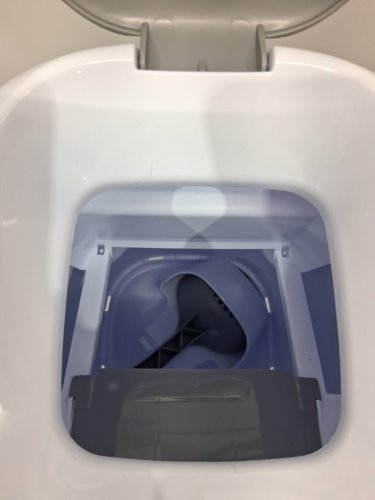 litter genie style cat litter odor control disposal system pail - 18.1" - white (model: ‎I000710) image 6