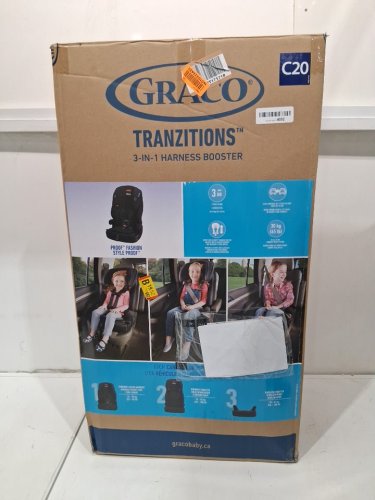 Graco Tranzitions 3‑in‑1 Harness Booster Seat with High‑Back Booster & Backless Booster, 2 Removable Cup Holders, Open‑Loop Belt Guides & Machine‑Washable Covers (MODEL: 2035724) image 2