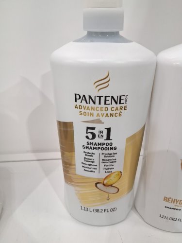 2PC PANTENE shampoos - 1.13l each - 5-in-1 advanced care shampoo / daily moisture shampoo image 3