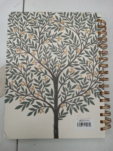 (Spiralbound) Lined Notebook "Good Things are Always Beginning" - 192 pages - White / Green image 3