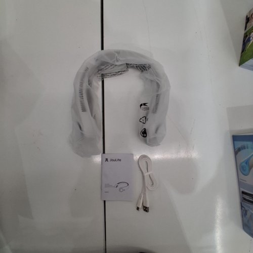 JISULIFE LIFE4 5-SPEED PORTABLE NECK FAN - OSFM - WHITE (MODEL: FA14-S) image 2