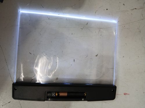 JUESI FLAT BOOK PANEL LIGHT FOR READING IN DARK PLACES, CLEAR LED FULL PAGE LIGHT ILLUMINATOR, CLEAR/BLACK image 4