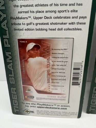4PC FULL SET UPPER DECK COLLECTIBLES TIGER WOODS TIGER SLAM PLAY MAKERS FIGURES COLLECTION, 2000-2001 image 10