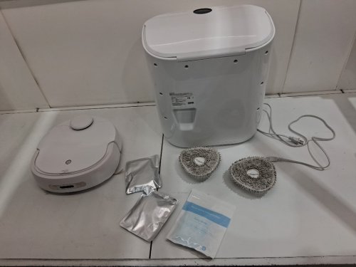 narwal 4-in-1 t10 robot vacuum- sweep/mop/wash/dry with self cleaning station- built in 5l water tank- 3000 sq/ft coverage- smart mapping-wifi & app control- white (model:yjcc007) image 12