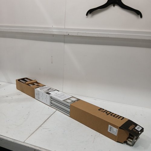 2pk Umbra Curtain Rod - 38"-108" - nickel (model: 1881747) image 2