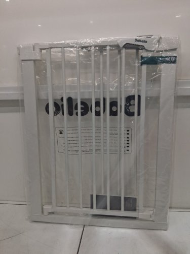 BABELIO extra-wide pressure mounted baby pet safety barrier gate - 29" to 48" wide - white (model: cb-m-101) image 3