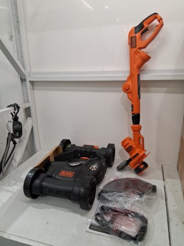 BLACK + DECKER 3-IN-1 COMPACT ELECTRIC MOWER STRING TRIMMER - 12" PATH - 6.5AMP - ORANGE/BLACK (MODEL: BESTA512CM) image 6