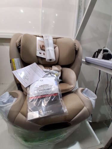 CYBEX GOLD CALLISTO G 360 ROTATING ALL-IN-ONE CONVERTIBLE CAR SEAT WITH SAFETY ASSURE PROTECTION SYSTEM - 120LBS MAX - ALMOND BEIGE (MODEL: 524000601) image 3