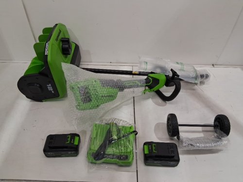 Greenworks 12" Brushless Snow Shovel with batteries and charger - 48v (MODEL:2066949/ss5120) image 2