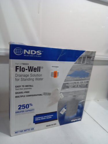 NDS DRY/FLO-WELL STORM WATER LEACHING SYSTEM, DRAINAGE FOR STANDING WATER | 24" X 28.75" | BLACK (FWAS24) image 4
