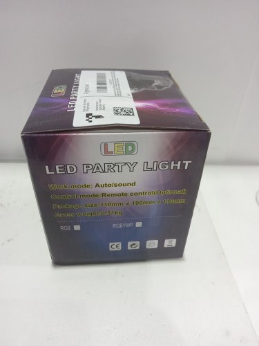 APEOCOSE Party light & sound activated Disco ball with remote - 12 modes - black (model: 468) image 3