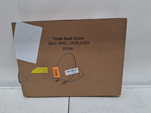 Garvee Soft Close Hinge Non-Slip Elongated Toilet Seat - 18.2" - white (model: ph0-16exda3y) image 2