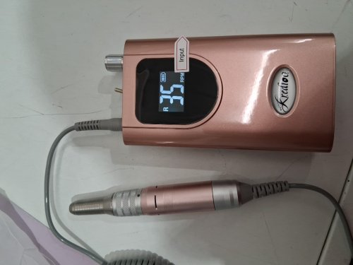 Kredioo Electric Nail Drill Machine for Acrylic Nails - 35000RPM - white (Model: jw-600) image 4