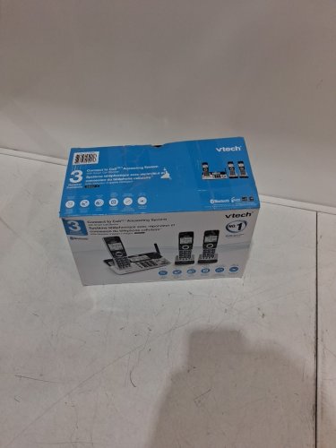 V-Tech 3-handset Phone System with Connect to Cell - black & silver (model: 1746198) image 2