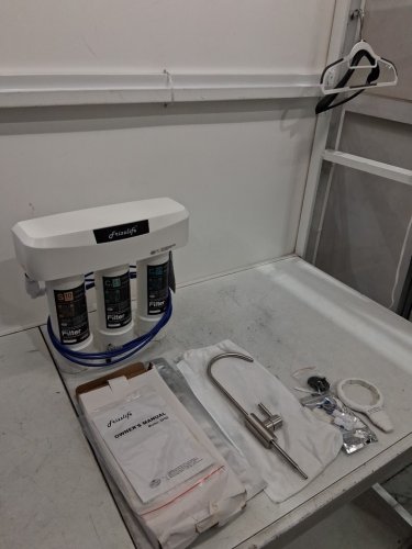 Frizzlife Under Sink 3-Stage Water Filter System with Brushed Nickel Faucet - 1.4 GPM @60 PSI - White - (Model: SP99) image 3