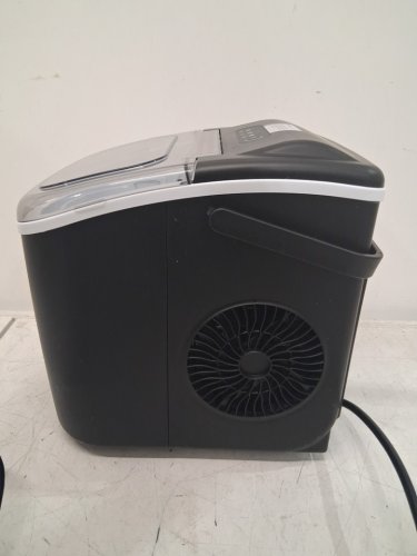 EUHOMY Countertop Ice Maker Machine with Handle, Basket and Scoop - MAKES 26LB/Day - BLACK (MODEL : im-06d / IM001-Bbl-CAEH) image 6