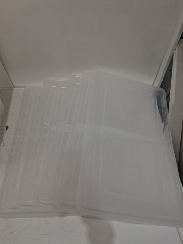 5PK IRIS SPLIT-LID FILE ORGANIZER, LETTER-SIZE - 4QT - PEARL (MODEL: FB-31) image 4