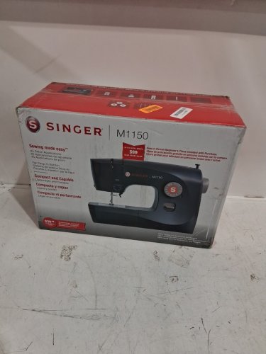 SINGER Lightweight & Portable Sewing Machine With 45 Stitch Applications - Black (model: m1150) image 2