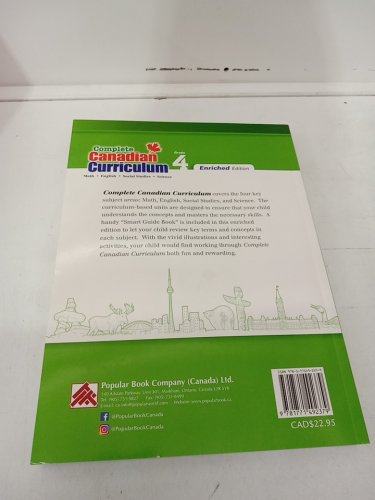 Complete Canadian Curriculum enriched edition (Revised & Updated) - Grade 4 - Math, English, Social Studies, and Science (model: 8880944 ) image 3