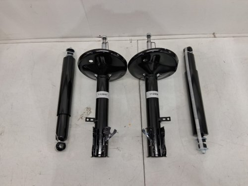 4PC Front & Rear Struts Shocks Suspension Absorbers Kit - 1996 - 2000 Toyota RAV4 - Black/Silver (Model: E80863201CP) image 2